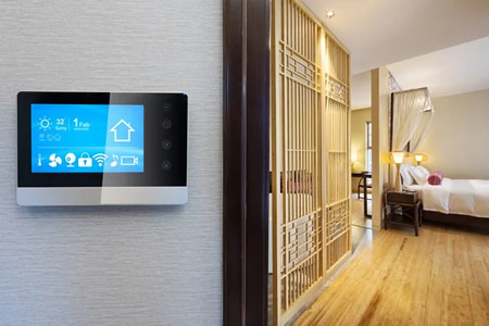 Smart thermostat schedule showing cooling periods during a north carolina summer